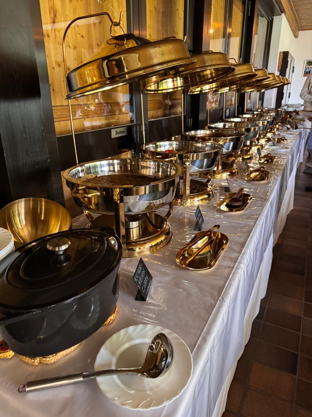 Luxury buffet setup by MMN Catering
